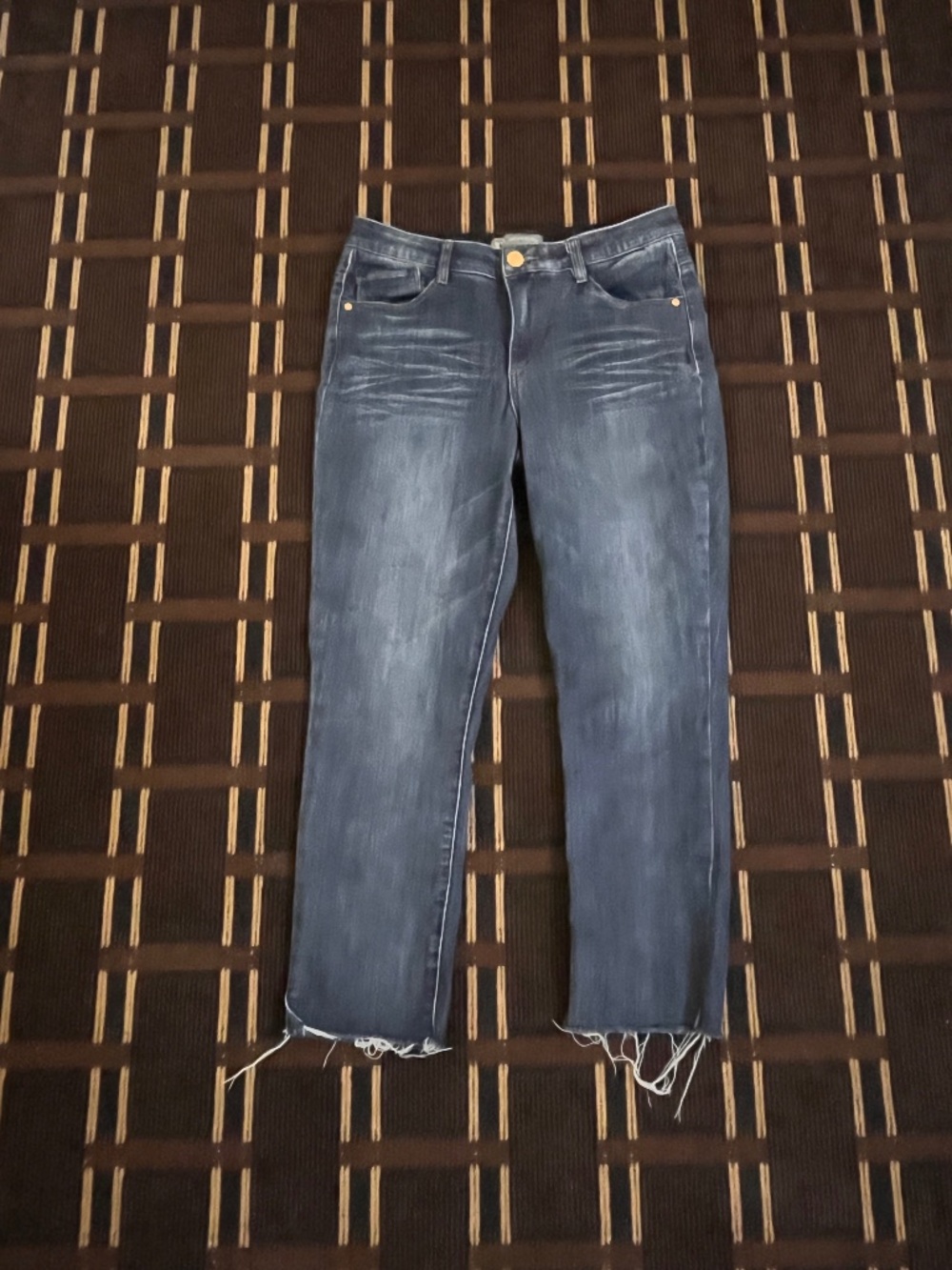 Women’s Wit & Wisdom Jeans Size 8 Navy Blue Straight (553)